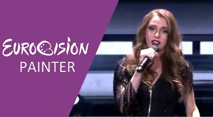 Jana Burčeska - Dance Alone (F.Y.R. Macedonia) 2017 Second Semi-Final - Eurovision Painter.