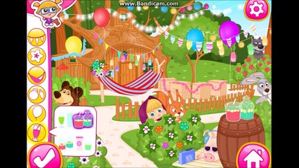 Maşa Koca Ayı ile Beraber Parti Veriyor. Yeni Çizgi Film