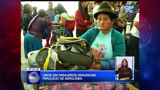 Pasajeros reclaman suspensión de vuelos por parte de aerolínea