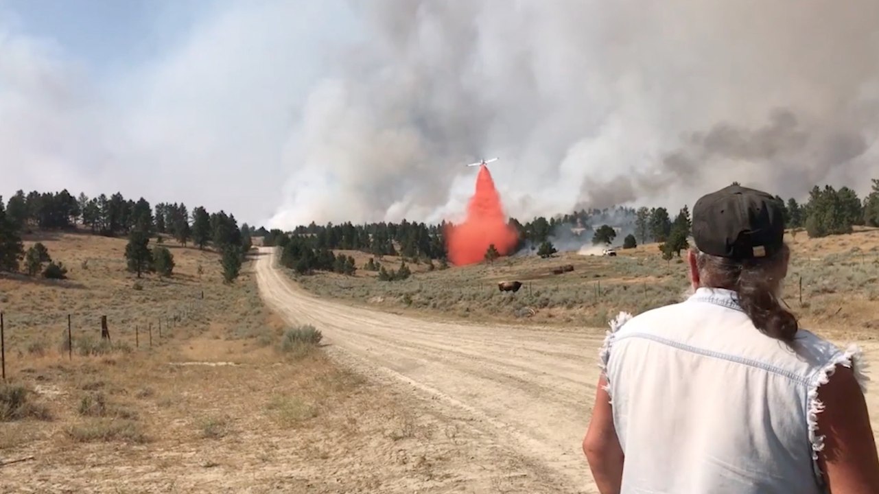 Destructive fires sweep through Montana