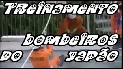 Treinamento bombeiros do japao