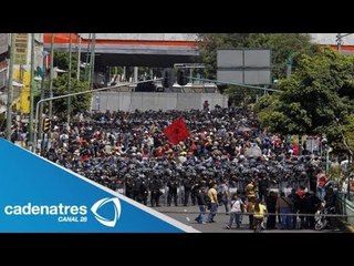 Maestros provocan caos en la Ciudad de México, ciudadanos molestos / Manifestación maestros 2013