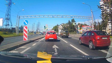 Woman Reverses in the Wrong Direction