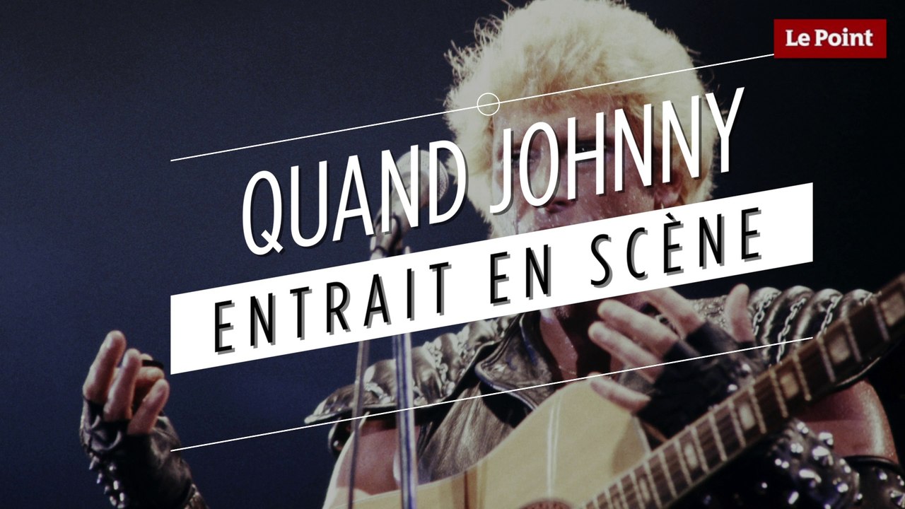 Les entrées en scène de Johnny Hallyday