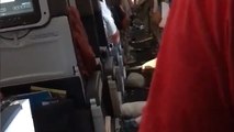 Video captures the moments after severe turbulence hit plane