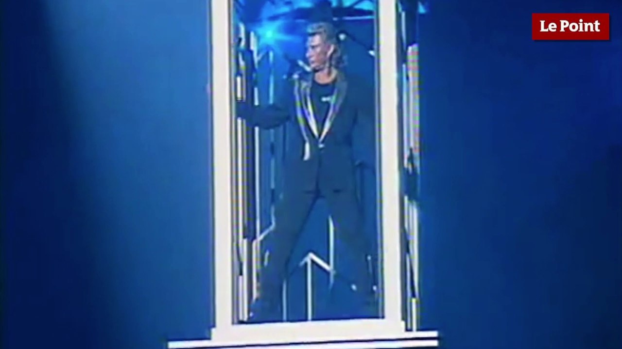 Les entrées en scène de Johnny Hallyday