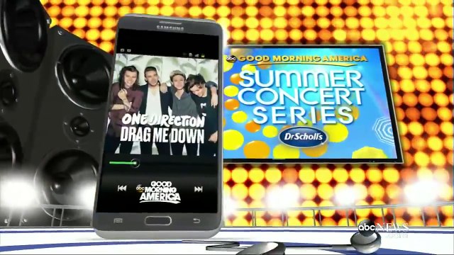 One Direction DRAG ME DOWN First Live Performance on GMA