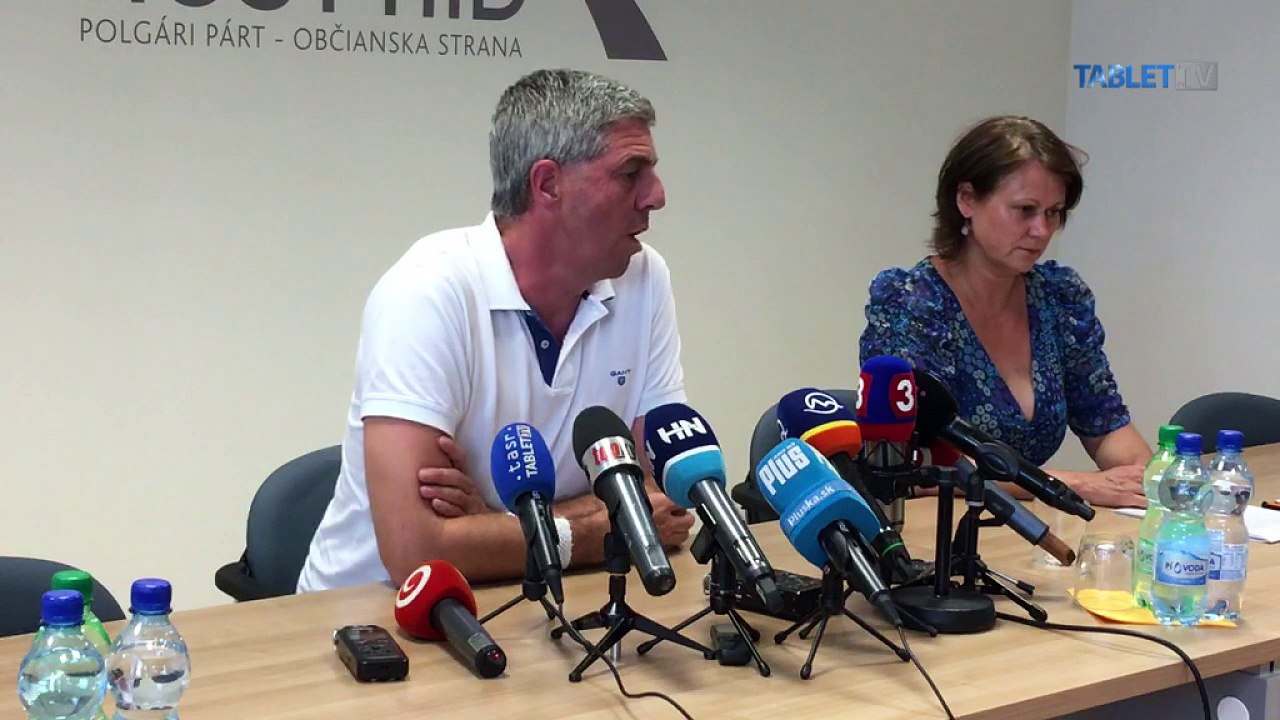 ZÁZNAM: Brífing predsedu strany Most-Híd B. Bugára