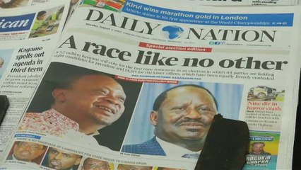 Κένυα: Αντίστροφη μέτρηση για τις κρίσιμες εκλογές