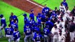 Jose Bautista hits homer in starts fight against the braves