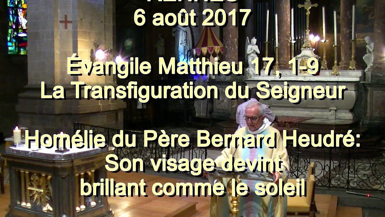 Homélie du Père Bernard Heudré