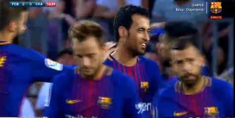 Sergio Busquets  GOAL HD - Barcelona 2-0 Chapecoense 07.08.2017