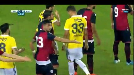 1-0 Amazing Free Kick Goal Valbuena Fenerbahce vs Cagliari