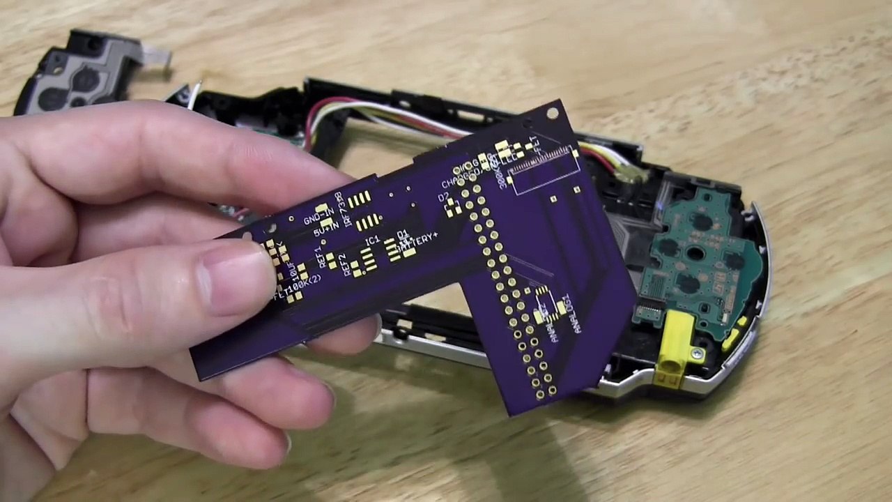PSPi Version 1000.3 First Prototype PCB Raspberry Pi Zero in a PSP Shell