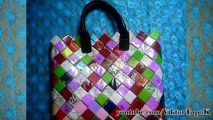How to Make a Bag Out of flower wrapper