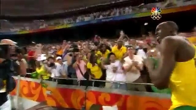 Usain Bolt - 6 World Records in 100m (9.72, 9.69, 9.58), 200m (19.30 19.19), 4x100m relay (37.10)