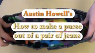 How To Make A Purse Out of a Pair of Jeans