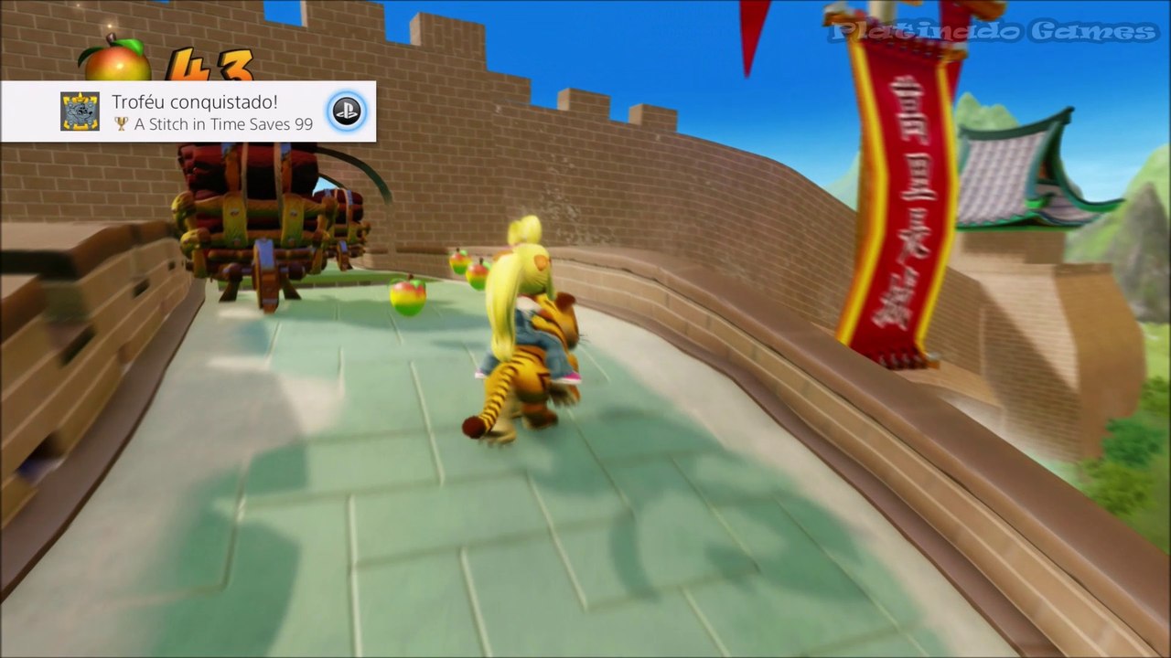 Crash Bandicoot: Warped  - Como conseguir 99 vidas Troféu [  A Stitch in Times Saves 99 ]