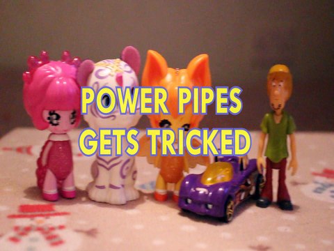 POWER PIPES GETS TRICKED SPINOSITA NAHAL CERULEA SHAGGY TOM & JERRY THE GLIMMIES Toys BABY VideoS, WARNER BRO , SHIMMER