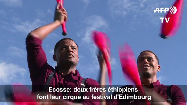 Ecosse: deux frères éthiopiens font leur cirque à Edimbourg