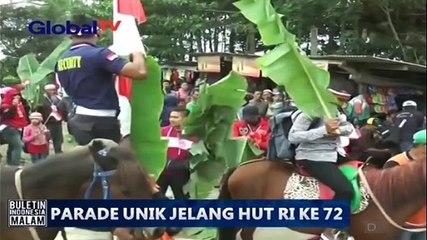 Sambut HUT RI, Warga Semarang Gelar Parade Unik