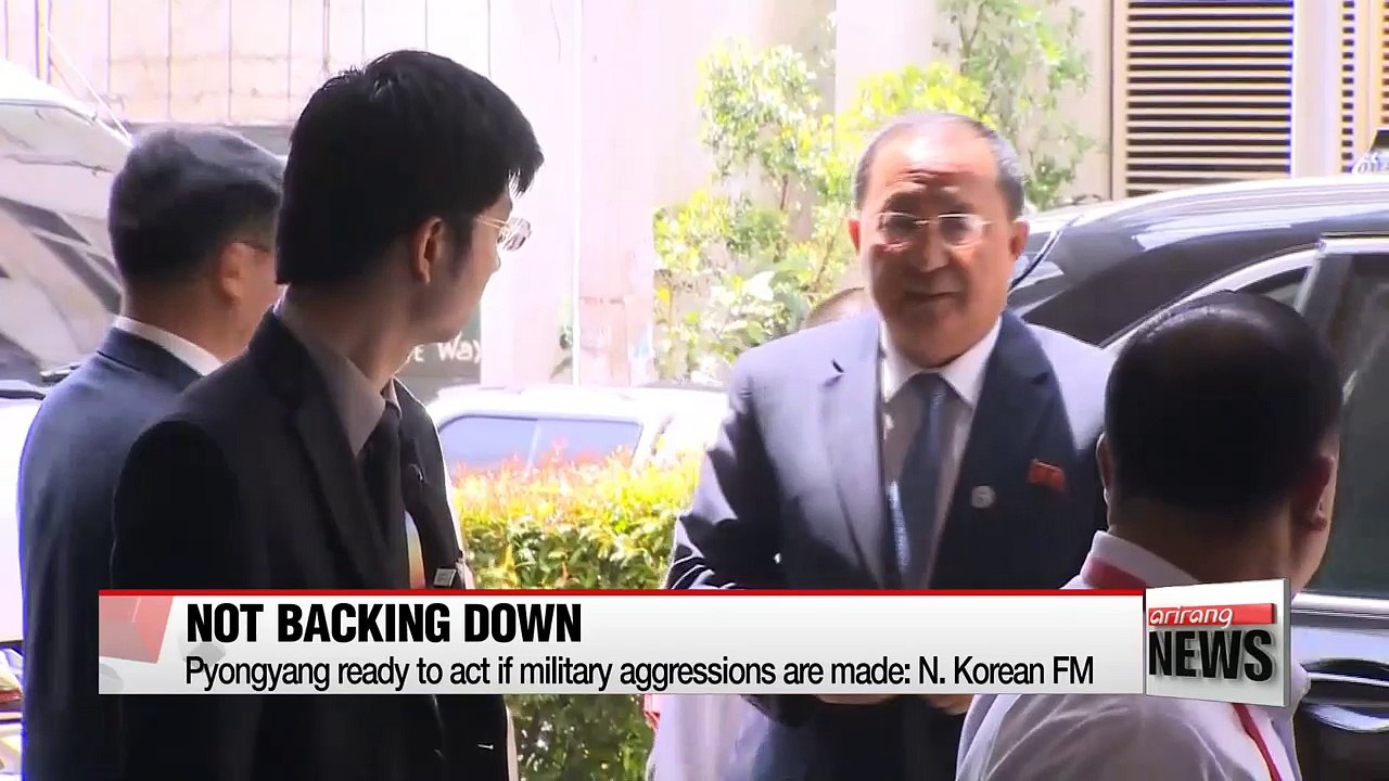 N. Korea's top diplomat says Pyongyang wont back down