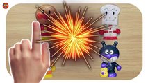 パズル アニメ ❤️ アンパンマン カレーパンマン しょくぱんまん ばいきんまん ★ 子供向けアニメ ★ 赤ちゃん 喜ぶ  おもちゃ anpanman puzzle animation