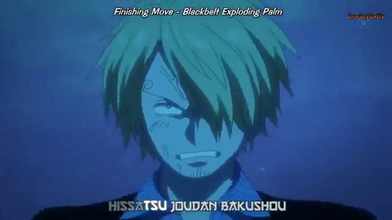 Sanji Vs Kuroobi - One Piece