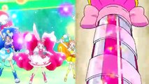 Kirakira☆Precure vs Ojamajo Doremi - Candy Rod & Sweet Poron Attacks (Comparison)