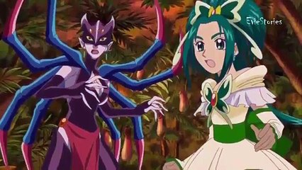 プリキュア流砂から救う！キュアアクアVSアラクネア！Yes! プリキュア5