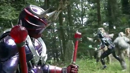 仮面ライダー響鬼全形態変身シーン集