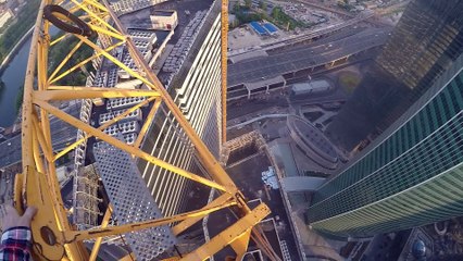 Spider-man Swing Stunts in Real Life