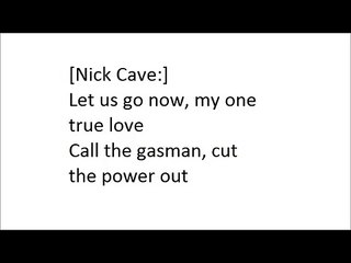 NICK CAVE & THE BAD SEEDS Distant Sky LYRICS