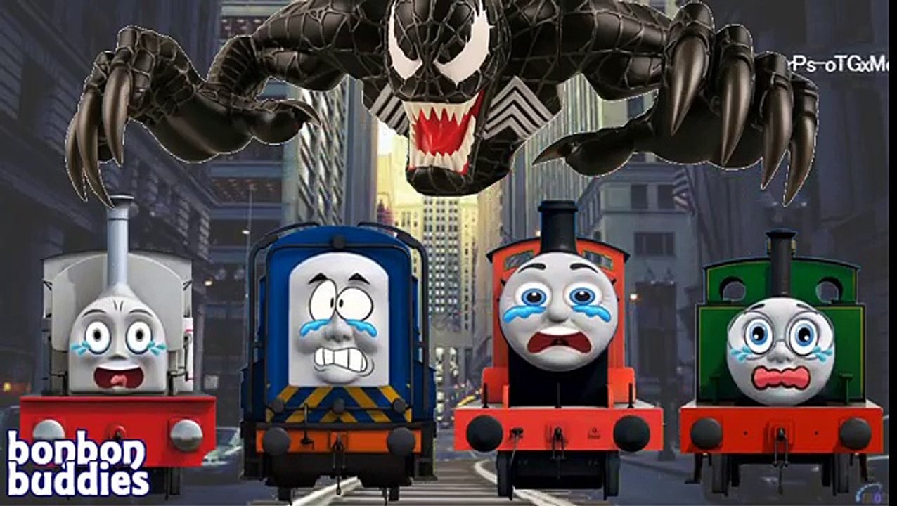 機関車トーマス♪電車 車 子供向け♪  Thomas & Friends トーマス アンパンマン きかんしゃのおもちゃアニメ♪赤ちゃん泣き止む お化け 妖怪 Thomas and Monster