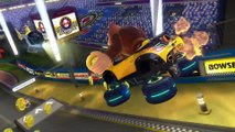 Mario Kart 8 Deluxe, Mario Kart Stadium, Mushroom Cup, Toad Link Bowser Peach, Nintendo Switch Wii U