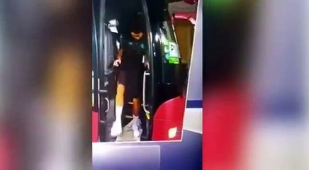 Ronaldo-Izlazak iz autobusa