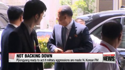 N. Korea';s top diplomat says Pyongyang wont back down