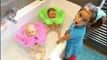 Baby Born Dolls Fun Bath Time - Swimming in the BathTub