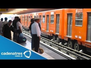 Delincuente se avienta a las vías del metro para no ser capturado