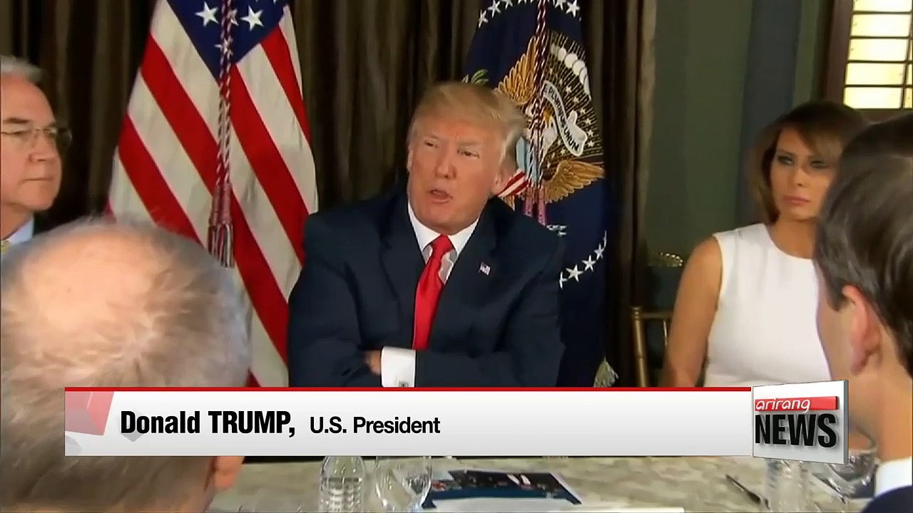 Trump warns North Korea will be met with "fire and fury" if it threatens U.S.