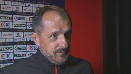 La réaction de Faruk Hadzibegic, l'entraîneur valenciennois - 1er tour de Coupe de la Ligue