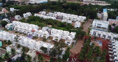 Aerial View of Godrej Gold County site | Villas in Bangalore