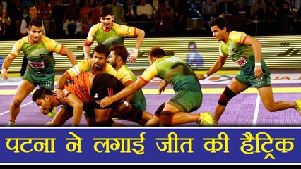 Patna Pirates beats Bengaluru bulls and strikes winning Hat-trick