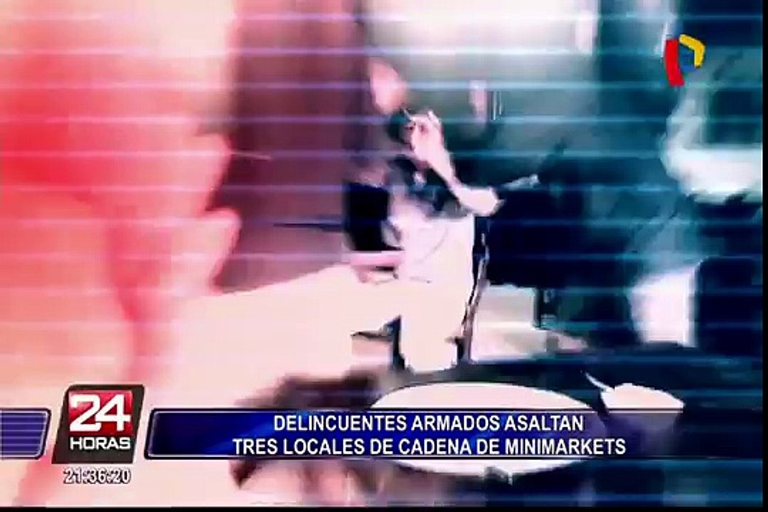 SMP: delincuentes armados robaron tres locales de 'Tambo'