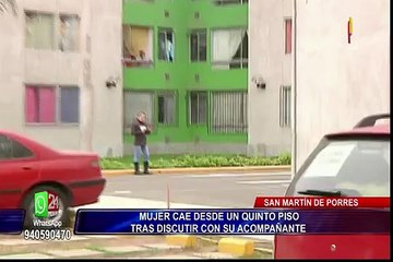 SMP: identifican al acompañante de mujer que cayó desde un quinto piso