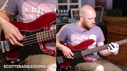 Pino Palladino Style Bass Riff (with a few twists of my own!) Quick Riff /// Scotts Bass