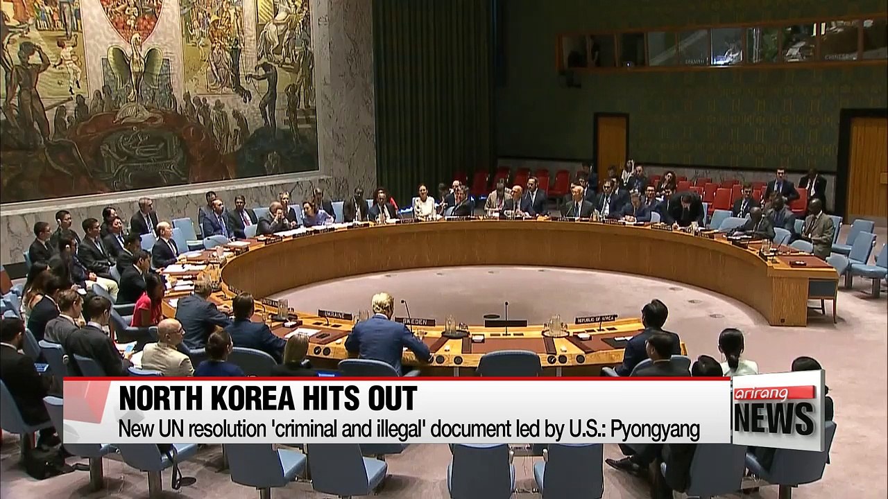 North Korea calls new UN sanctions "criminal and illegal'