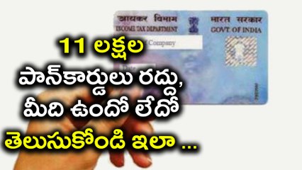 11 Lakh PAN Cards Deactivated, Is Yours Still Active? Find out Here