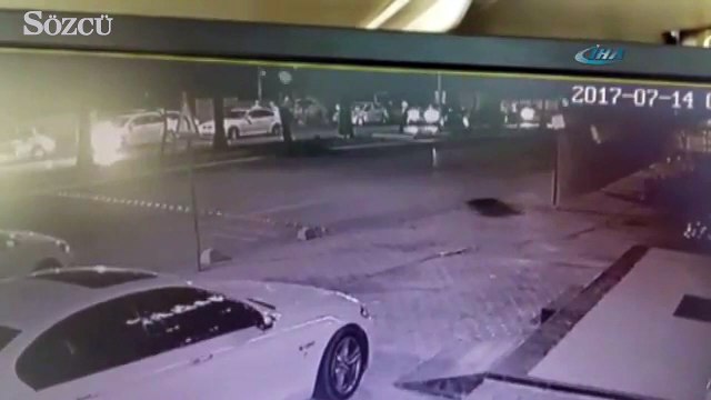 Uygulama yapan polise çarpıp kaçtı