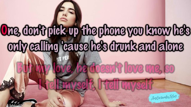 Dua Lipa - New rules KARAOKE / INSTRUMENTAL